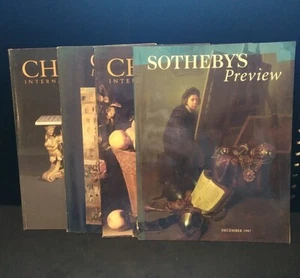 Lot of 4 Christies & Sotheby's 1995,96,97 art Magazines - Foto 1 di 13
