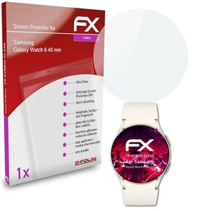 atFoliX Verre film protecteur pour Samsung Galaxy Watch 6 40 mm 9H Hybride-Verre - Photo 1 sur 4