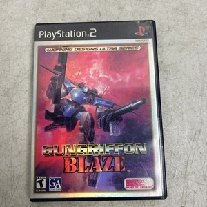 GunGriffon Blaze (Sony PlayStation 2 PS2, 2000) NO MANUAL Retro Vintage - Picture 1 of 6