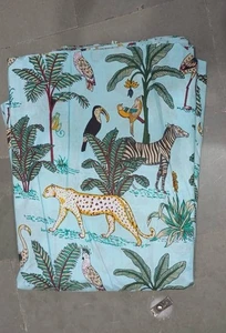 Indian Cotton Fabric Hand Block Print Craft Dressmaking Material By The 5 Yard - Picture 1 of 7