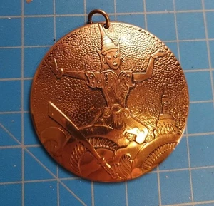 Vintage Shiva Bheru Anhänger großer Kupferanhänger für Halskette - Bild 1 von 2