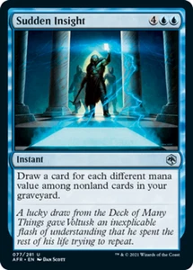 Sudden Insight - Adventures in the Forgotten Realms #077/281 MTG Magic The Gathe - Picture 1 of 1