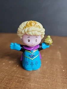 Fisher Price Little People Disney Elsa Frozen Coronación Princesa Reina - Imagen 1 de 9