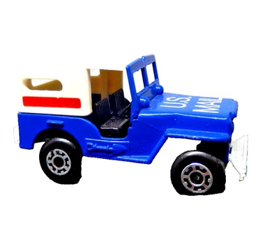 {ВИНТАЖНЫЙ 1979 Lesney Matchbox SuperFast #5 Jeep ПОЧТОВЫЙ ГРУЗОВИК США - Изображение 1 из 4