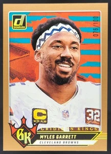 2024 Panini Donruss Myles Garrett Gridiron Kings Studio Series /100 Browns JD14 - Picture 1 of 10