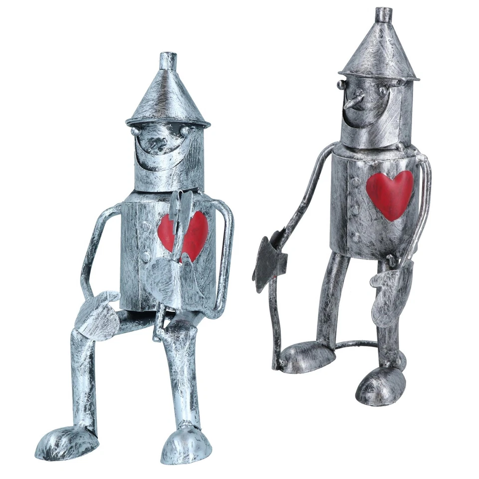 Tin Man Garden Ornament Lawn Art Sculpture Statue Yard Home Decor Small - Image 1 of 1