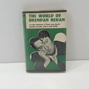 The World of Brendan Behan 1966 Hardcover Irish Playwright & Author - Imagen 1 de 13