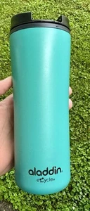 Taza de viaje Aladdin eCycle vaso 16 oz. Dos tonos azul turquesa y negro - Imagen 1 de 5