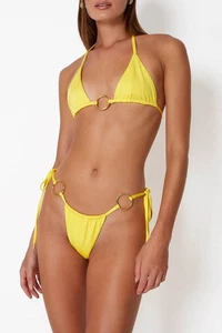 Cin Cin Cove Yellow Bikini Set S-M - Picture 1 of 9