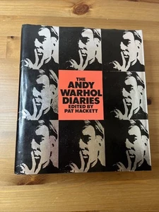 The Andy Warhol Diaries by Pat Hackett Hardcover 1989 1st Edition - Picture 1 of 6