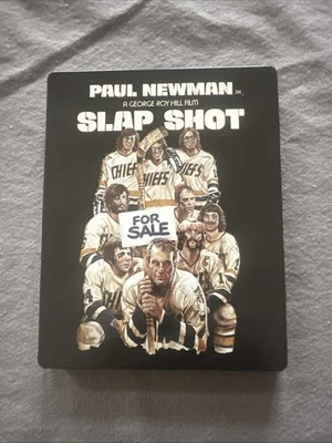 Slap Shot (Blu-ray, 1977) Shout Factory - Steelbook - NO MOVIE, JUST STEELBOOK Foto 1 de 3