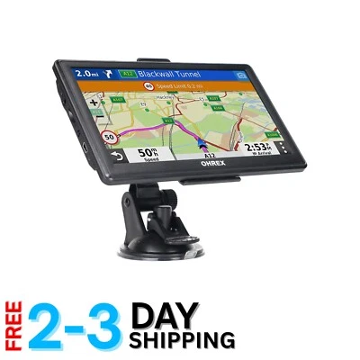 GPS Navigator 7" Touchscreen Truck RV Car with Lifetime Maps & Custom Routing - Image 1 of 4