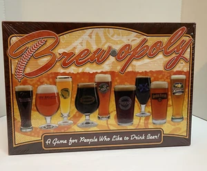Brew Opoly Board Game Late for the Sky Beer Drinks Sealed - Picture 1 of 4