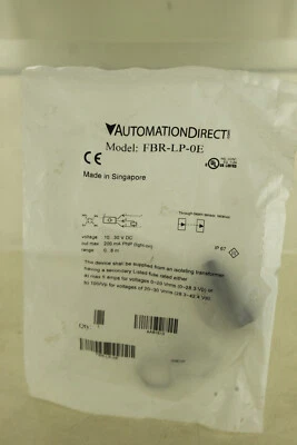 NEW AUTOMATION DIRECT FBR-LP-0E PHOTOELECTRIC SENSOR - Image 1 of 2