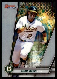 2019 Bowman's Best Khris Davis Oakland Athletics #6 - Picture 1 of 2