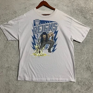 WWE Roman Reigns XL T-Shirt grau große Grafik Logo - Bild 1 von 6