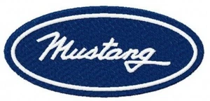 Mustang Marke Aufnäher bestickt und selbstklebend - Bild 1 von 4