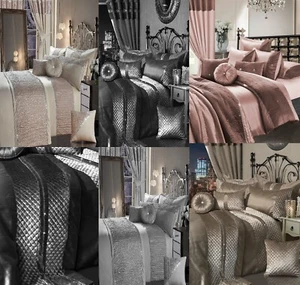 7 Stück Bettbezug Set Luxus Bettdecke Bettwäsche Komplett Schlafzimmer Sets - Bild 1 von 11