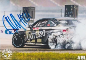 2021 Yves Meyer signed Nexen Tire BMW F22 Eurofigther Formula Drift Hero Card - Picture 1 of 2