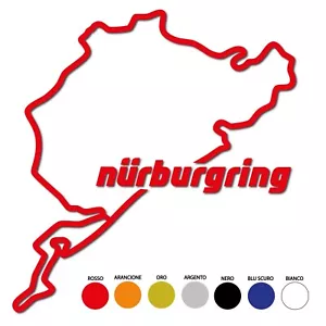 Adesivo NURBURGRING CIRCUITO PISTA GERMANIA AUTO MOTO sticker decal tuning - Foto 1 di 1