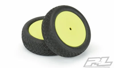 NEW Pro-Line Electron 2.2" 2WD MC Clay Off-Road Buggy Tires/Yellw Wheels (2) - Image 1 of 3