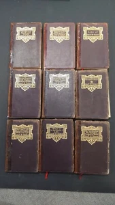 LYOF N. TOLSTOI 9 Volumes 1899 Leather Bound Thomas Y. Crowell & Co. - Picture 1 of 12