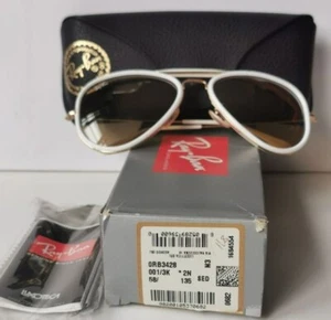 NUEVAS GAFAS DE SOL RAY-BAN Italia Aviador 3428 001/3K 58mm ROADSPIRIT - Imagen 1 de 11