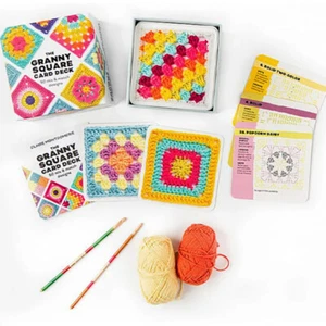 HOT 50 Mix & Matchs Designs The Granny Square Card Decks,Knitting Kit For Adults - Picture 1 of 14