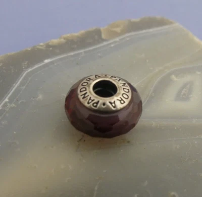 Pandora Charm - Murano Facetten - lila - ALE - 925er Silber - Sterling - Bild 1 von 2
