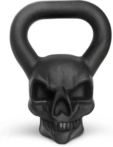 Yes4All Skull Kettlebell Demon 25 lb, Primal Cast Iron Powder Coated Kettlebells - Picture 1 of 4