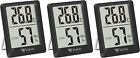 DOQAUS Digital Room Thermometer, 3 Pack Accurate Indoor Thermometer Hygromete...