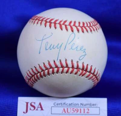 Tony Perez JSA COA Autograph National League ONL Signed Baseball - Image 1 of 2