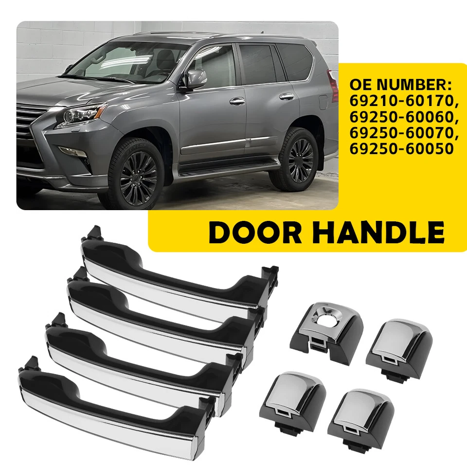 Manija de puerta exterior OEM paquete de cuatro piezas para Lexus GX460 2010-2017 69210-60170 Foto 1 de 4