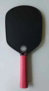 DBall Poly Composite 14mm Pickleball Paddle. Black, Carbon Fiber - Picture 1 of 7