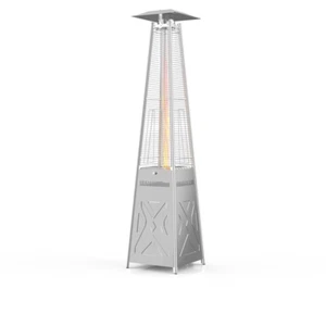 Outdoor Propane Patio Heater 48000 BTU Wall Mounted Electric Heater with Wheels - Picture 1 of 6