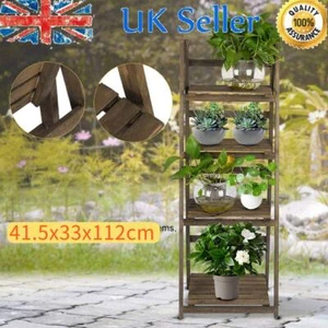 Ladder Bookcase Living Room Storage Display Open Shelving Home Office Garden New - Picture 1 of 13