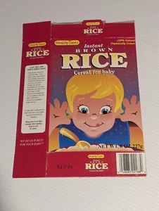 Healthy Times Cereali di Riso Marrone Istantaneo per Bambino, Solo Scatola Vuota, 1993 - Foto 1 di 5
