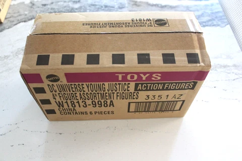 2011 Young Justice FACTORY CASE BOX set of 6 Final Wave 4 DC Universe MOC Sealed Cover