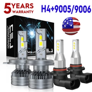 For Toyota Rav4 2001 2002 2003 2004 2005 LED Headlight High/Low Fog Lights Bulbs - Picture 1 of 16