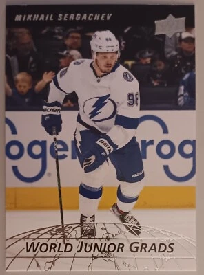 2022-23 UD Series 2 Mikhail Sergachev World Junior Grads Card # WG-7 - Image 1 of 2