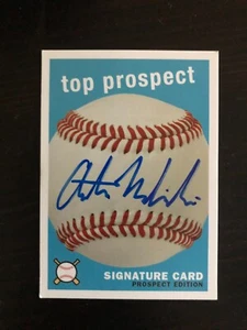 Minnesota Twins AUSTIN MALINOWSKI autographed TOP PROSPECT Signature Card - Picture 1 of 1