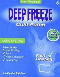 16 Deep Freeze Pain Relief Cold Patches for Back, Neck & Shoulder, Legs & Feet - Picture 1 of 2