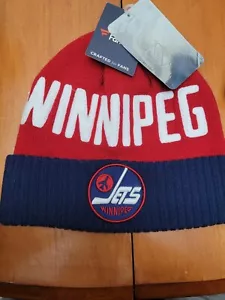 WINNIPEG JETS HERITAGE CLASSIC CUFF BEANIE TOQUE NEW WITH TAGS - Picture 1 of 2