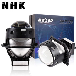 NHK 3.0'' Bi LED Projector Lens 82W 5500K Mini LED Headlight Universal Retrofit - Picture 1 of 7