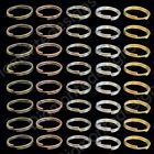 100 Pcs Mixed Colour Split Rings 6mm 8mm 10mm Silver Gold Bronze Red Copper UK