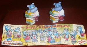 Die Happy Hippo Company 1994 Ferrero Träumer Tommy + Variante und 1 Beipackzet - Bild 1 von 4