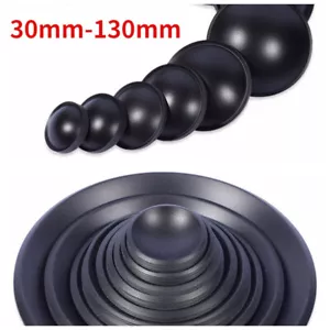 4x Lautsprecher Staubkappe 30-130 mm Durchmesser Kuppel Subwoofer Schutzwerkzeug Zum Selbermachen schwarz - Bild 1 von 24