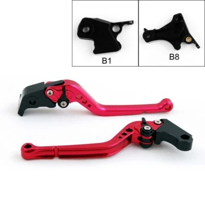 Long Brake Clutch Levers For BMW F800S F800ST 06-13 F800GS F650GS F800R Red #3 Foto 1 de 4