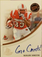 KOLBY SMITH 2007 Press Pass Rookie AUTO Autograph Rare Inscription SP /25 Chiefs