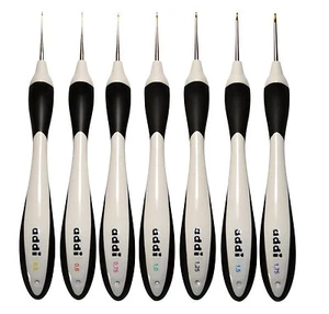 addi - swing Mini Garnhäkelnadel Set alle Größen 0,50 - 1,75mm 145-7 - Picture 1 of 1